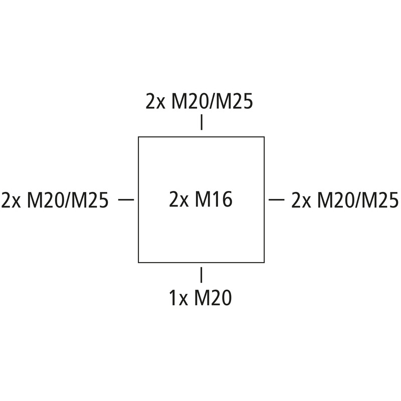 Forgreningsboks - Abox SL-2,5/4²-KT